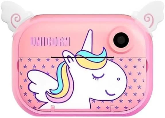 دوربین کودکان، دوربین چاپ فوری با کارت 32 گیگابایتی، دوربین فیلمبرداری HD 1080P با کیفیت 48 مگاپیکسل، دوربین دیجیتال بدون جوهر، اسباب بازی و هدیه برای دختران و پسران 3-12 ساله