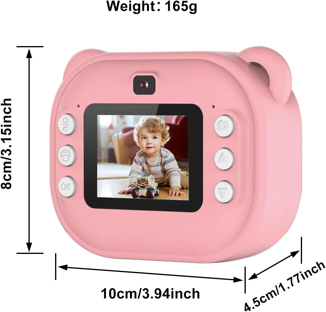 دوربین کودکانه هلمی، دوربین فوری برای کودکان، لنز دوگانه، دوربین دیجیتال، صفحه نمایش 2 اینچی 1080P، 3 رول کاغذ حرارتی دوربین کودکانه هلمی، دوربین فوری برای کودکان، لنز دوگانه، دوربین دیجیتال، صفحه نمایش 2 اینچی 1080P، 3 رول کاغذ حرارتی