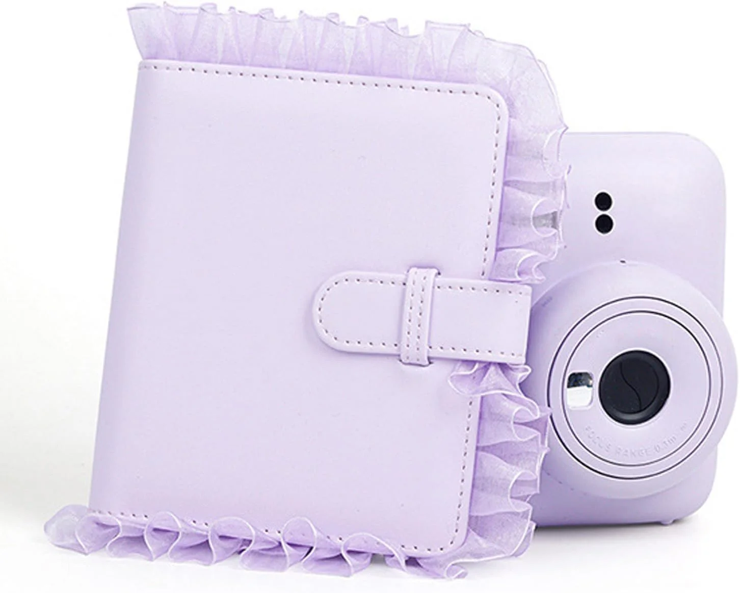 آلبوم عکس فوری هافی، چند منظوره، 64 جیب، جهانی، قابل حمل، آلبوم عکس فیلم با قابلیت مشاهده آسان، کتاب برای نمایش (بنفش)