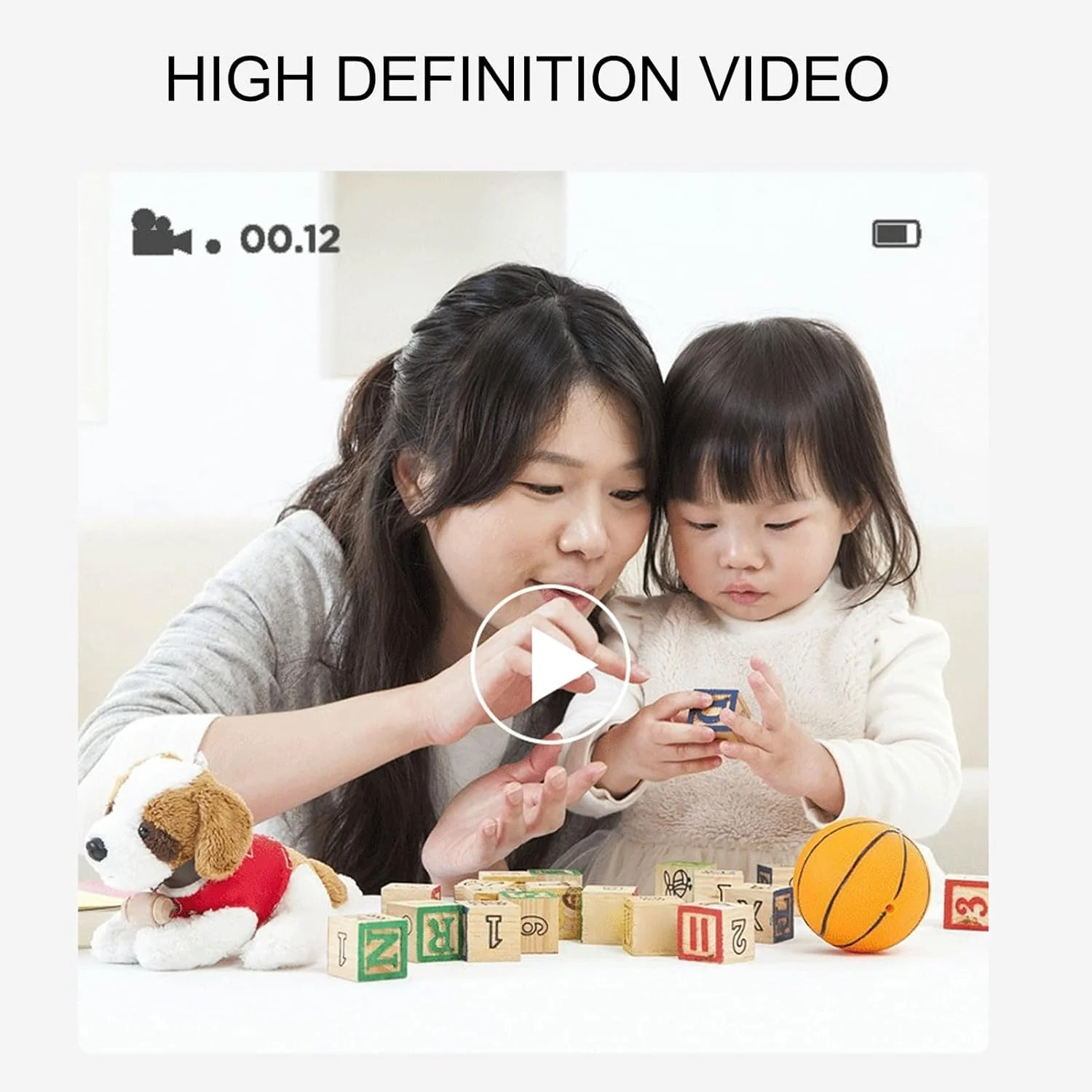 دوربین چاپ فوری برای کودکان، 24 مگاپیکسل 1080P عکس و فیلم صفحه نمایش 2.4 اینچی دوربین فیلمبرداری دیجیتال کودکان، دوربین چاپ حرارتی فوری (آبی)