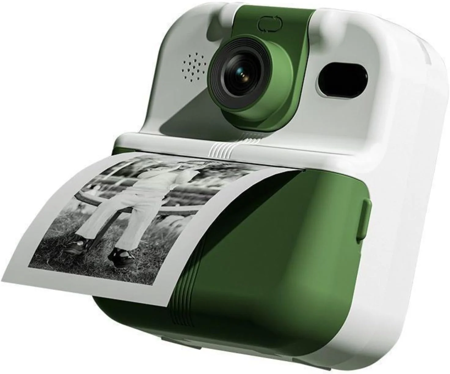 دوربین چاپ فوری کودکانه، دوربین دیجیتال اسباب بازی با عکس 48 مگاپیکسلی و فیلم 1080P، لنز چرخان 180 درجه، دوربین های فیلمبرداری دیجیتال، دوربین های فوری سلفی برای دختران و پسران نوپا (روشن