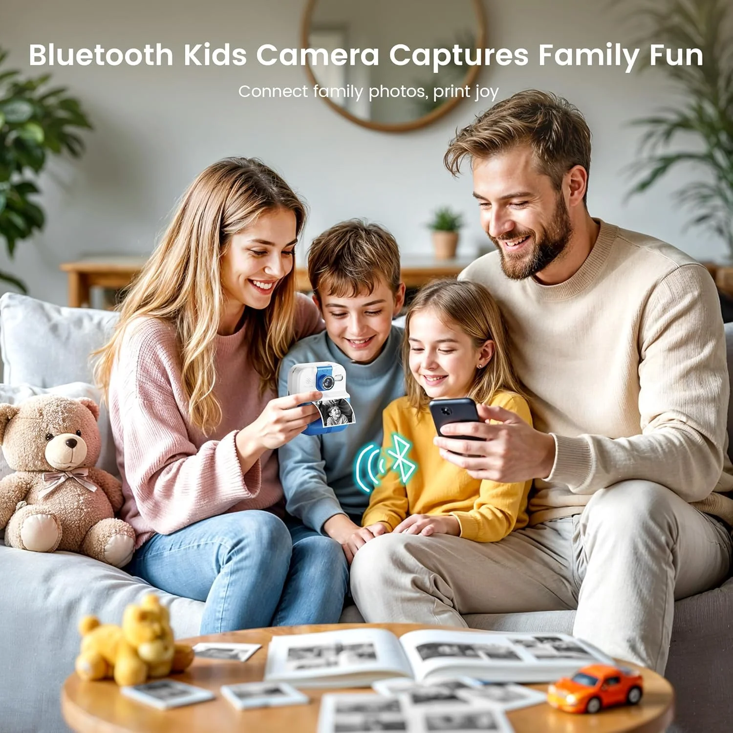 دوربین چاپ فوری کودکانه، دوربین دیجیتال برای کودکان 6-8 سال، دوربین دیجیتال کودک نوپا برای هدیه روز کودک، هدیه برای دختر و پسر 5 ساله، اسباب بازی کودکان هدیه تولد برای دختر و پسر 5 6 7 8 9 10 ساله