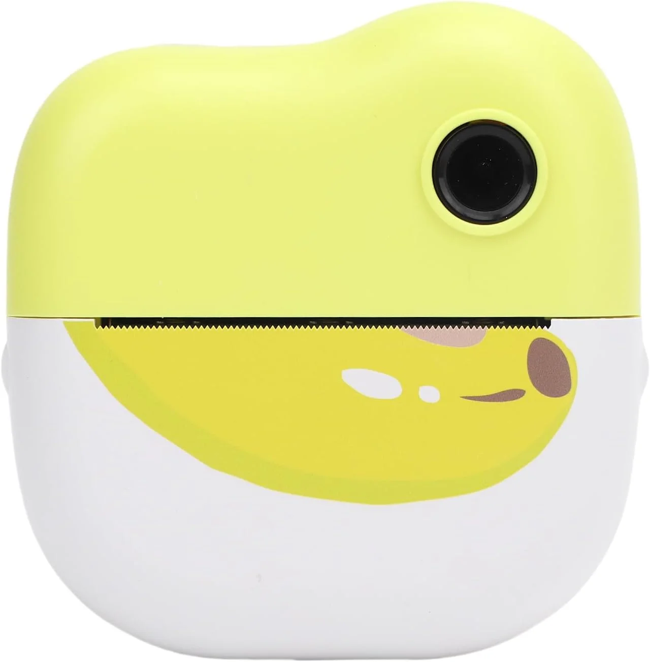 دوربین دیجیتال چاپ فوری 48 مگاپیکسلی HD با صفحه نمایش 2 اینچی، سلفی، تایمر برای کودکان، طرح میمون کارتونی بامزه برای هدیه تولد و کریسمس کودکان، چاپ بدون جوهر