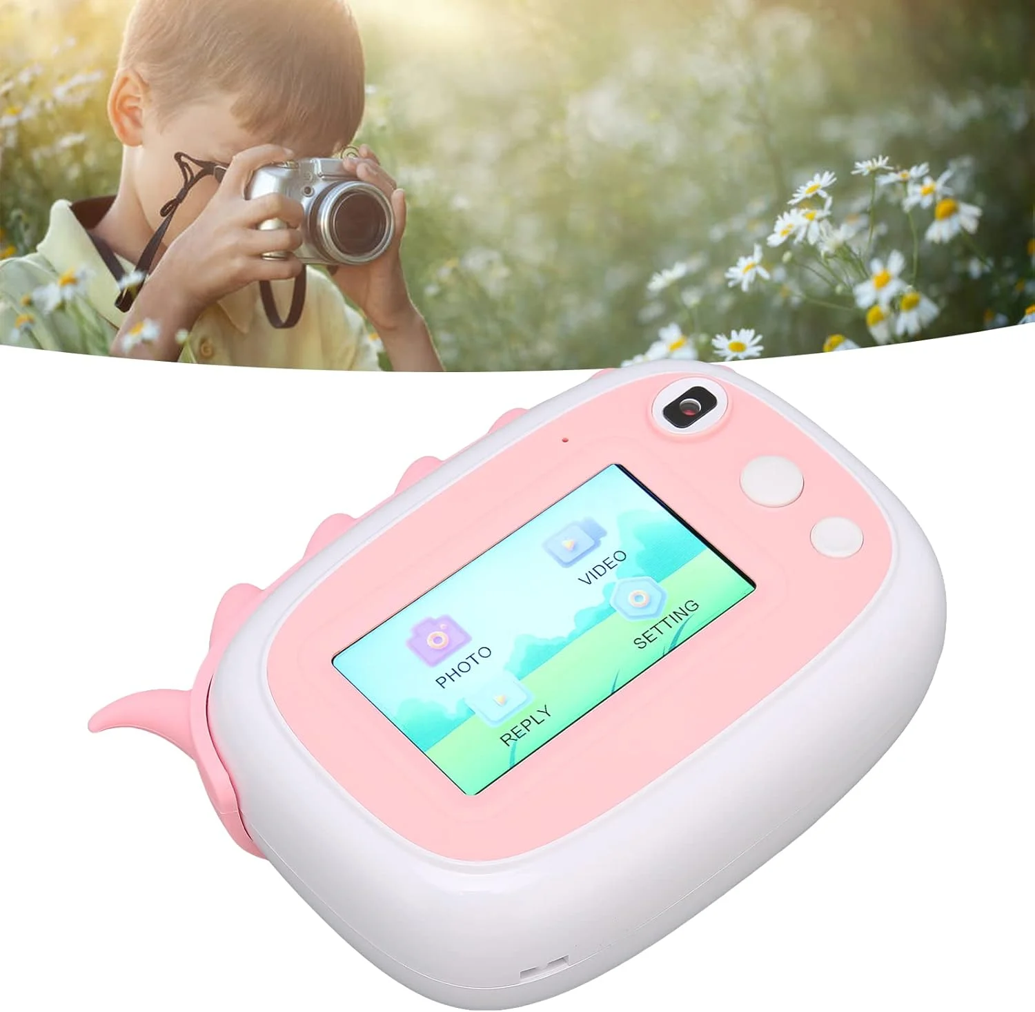 دوربین چاپ فوری A6 با صفحه نمایش 3.0 اینچی، مناسب برای کودکان 3 تا 10 سال