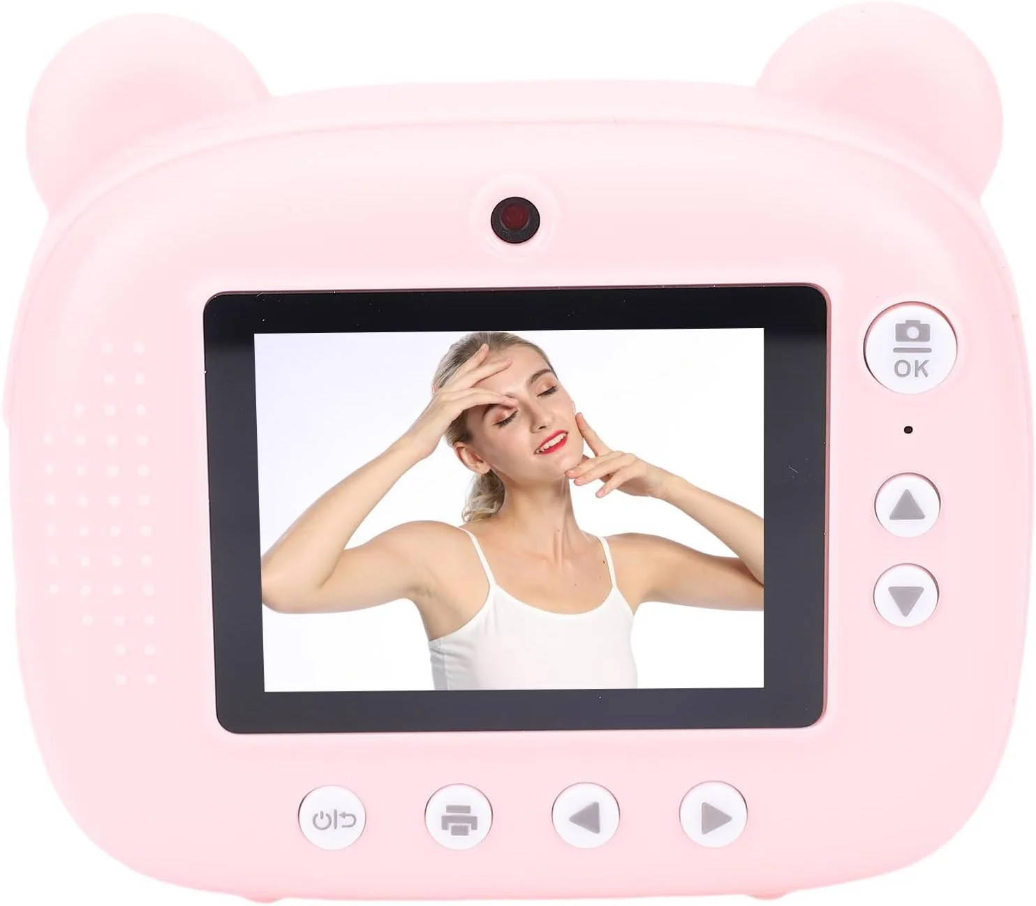 دوربین چاپ فوری 48 مگاپیکسلی Keenso، دوربین قابل حمل دو لنز برای مسافرت، تجربه عکس های HD با 3 رول کاغذ چاپ، خاطرات عالی خانوادگی