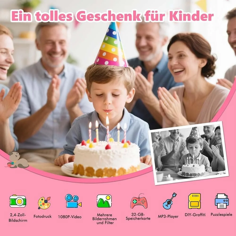 دوربین چاپ فوری دیجیتال کودکانه دوربین چاپ فوری دیجیتال کودکانه