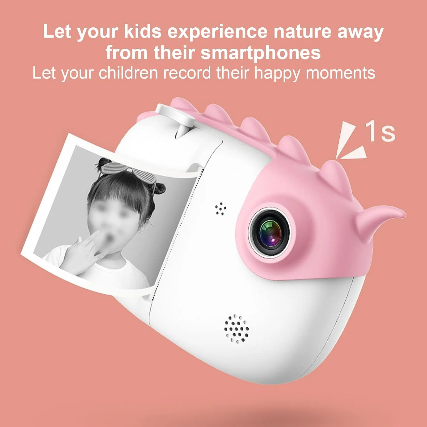 دوربین چاپ فوری KOSDFOGE ABS 3.0 اینچی A6، دوربین چند منظوره چاپ فوری کودکان برای هدیه کودکان 3 تا 10 ساله