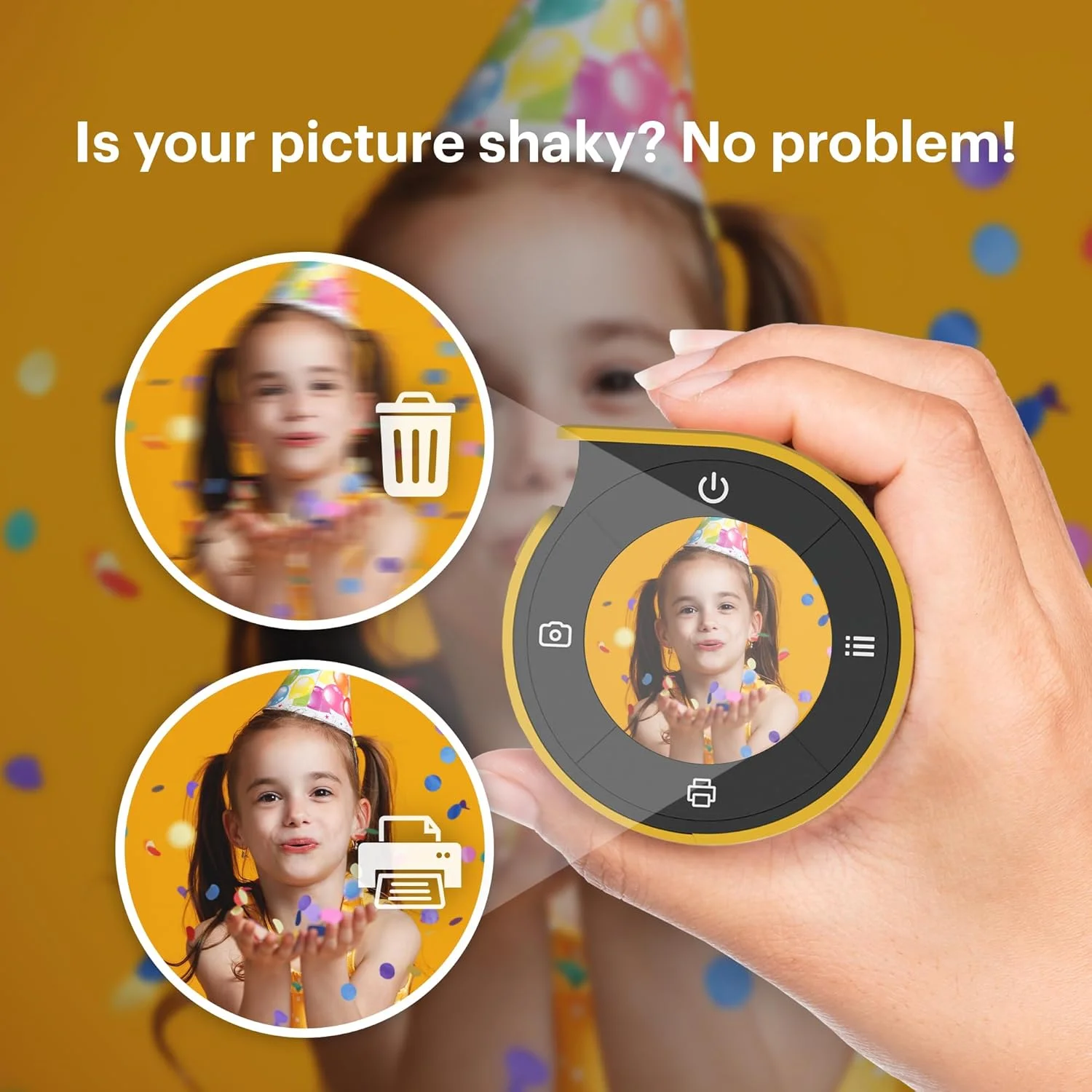 دوربین دیجیتال فوری و سازنده برچسب کودکانه KODAK Memo Shot ERA، سفید (دوربین با 1 رول کارتریج برچسب تک لمسی + مجموعه 9 رول کارتریج)