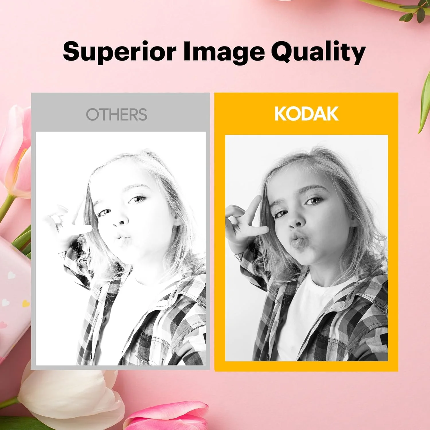 دوربین دیجیتال فوری و سازنده برچسب کودکانه KODAK Memo Shot ERA، سفید (دوربین با 1 رول کارتریج برچسب تک لمسی + مجموعه 9 رول کارتریج)