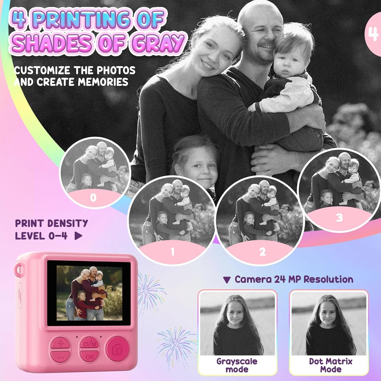 دوربین چاپ فوری کودکان LENND، دوربین فوری برای دختران و پسران، اسباب بازی دوربین کودکان برای کودکان نوپا دوربین دیجیتال سلفی 1080P HD با کاغذ چاپ و کارت 32G، هدیه تولد برای دختران 3-12 ساله دوربین چاپ فوری کودکان LENND، دوربین فوری برای دختران و پسران، اسباب بازی دوربین کودکان برای کودکان نوپا دوربین دیجیتال سلفی 1080P HD با کاغذ چاپ و کارت 32G، هدیه تولد برای دختران 3-12 ساله