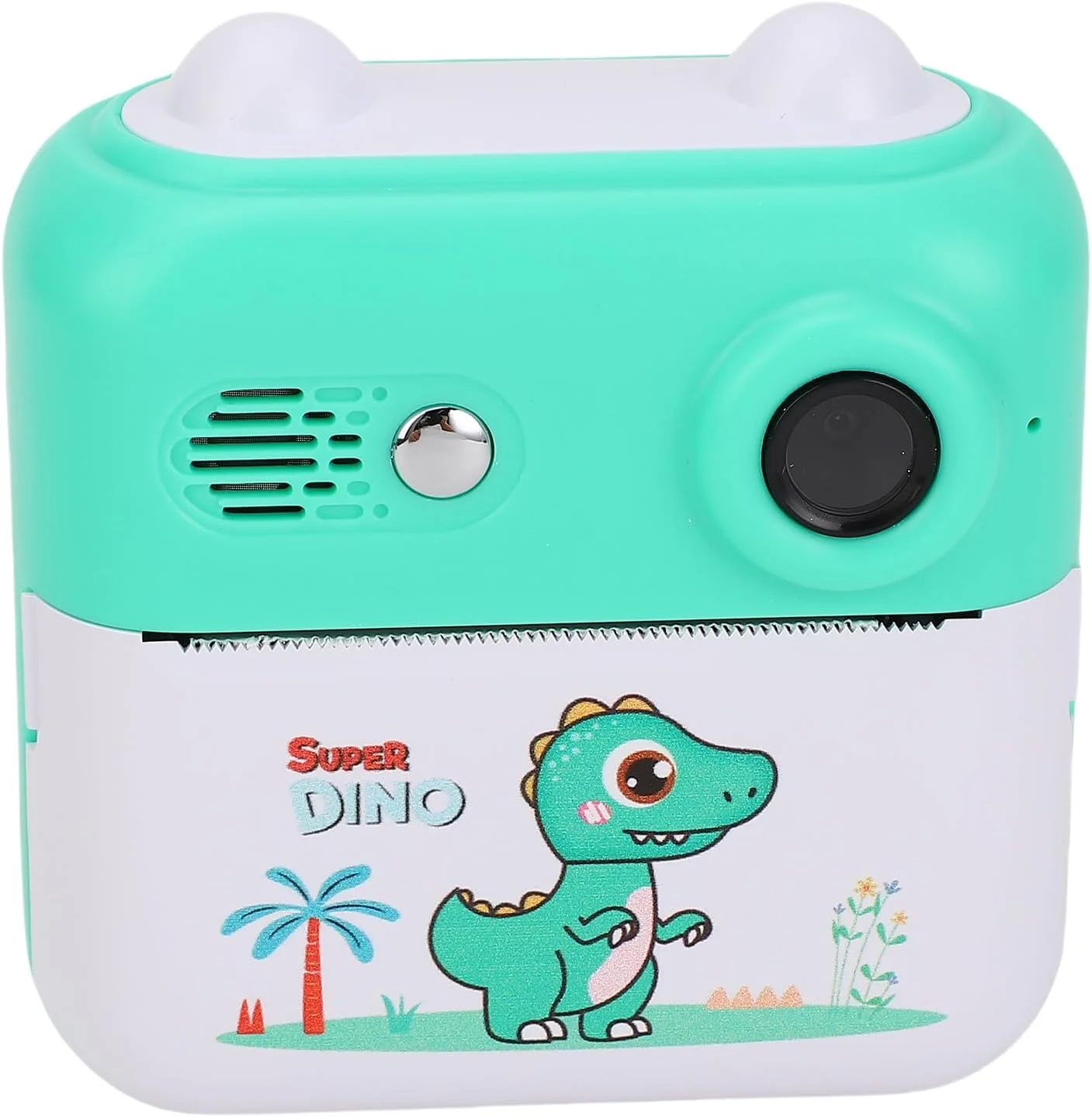 دوربین چاپ فوری کوچک Luqeeg، صفحه نمایش 2.4 اینچی، 24 مگاپیکسل، فیلمبرداری 1080p، دوربین دیجیتال حرارتی USB بامزه با بازی و یک رول کاغذ حرارتی داخلی برای سفر و جشنواره کودکان