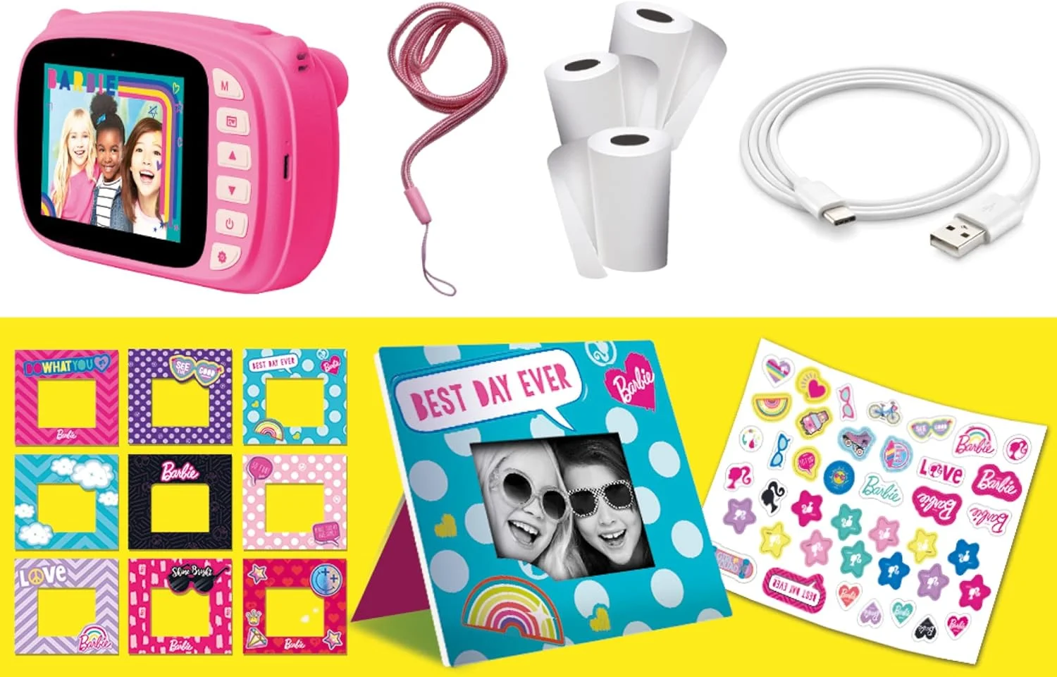 دوربین چاپ فوری های-تک Lisciani Games - Barbie، مناسب کودکان 4 سال به بالا، چاپ فوری عکس، قابلیت فیلمبرداری و سلفی، چند رنگ، 97050، ابعاد 38.3.1 x 28.5 x 5.5 سانتی متر؛ 300 گرم دوربین چاپ فوری های-تک Lisciani Games - Barbie، مناسب کودکان 4 سال به بالا، چاپ فوری عکس، قابلیت فیلمبرداری و سلفی، چند رنگ، 97050، ابعاد 38.3.1 x 28.5 x 5.5 سانتی متر؛ 300 گرم