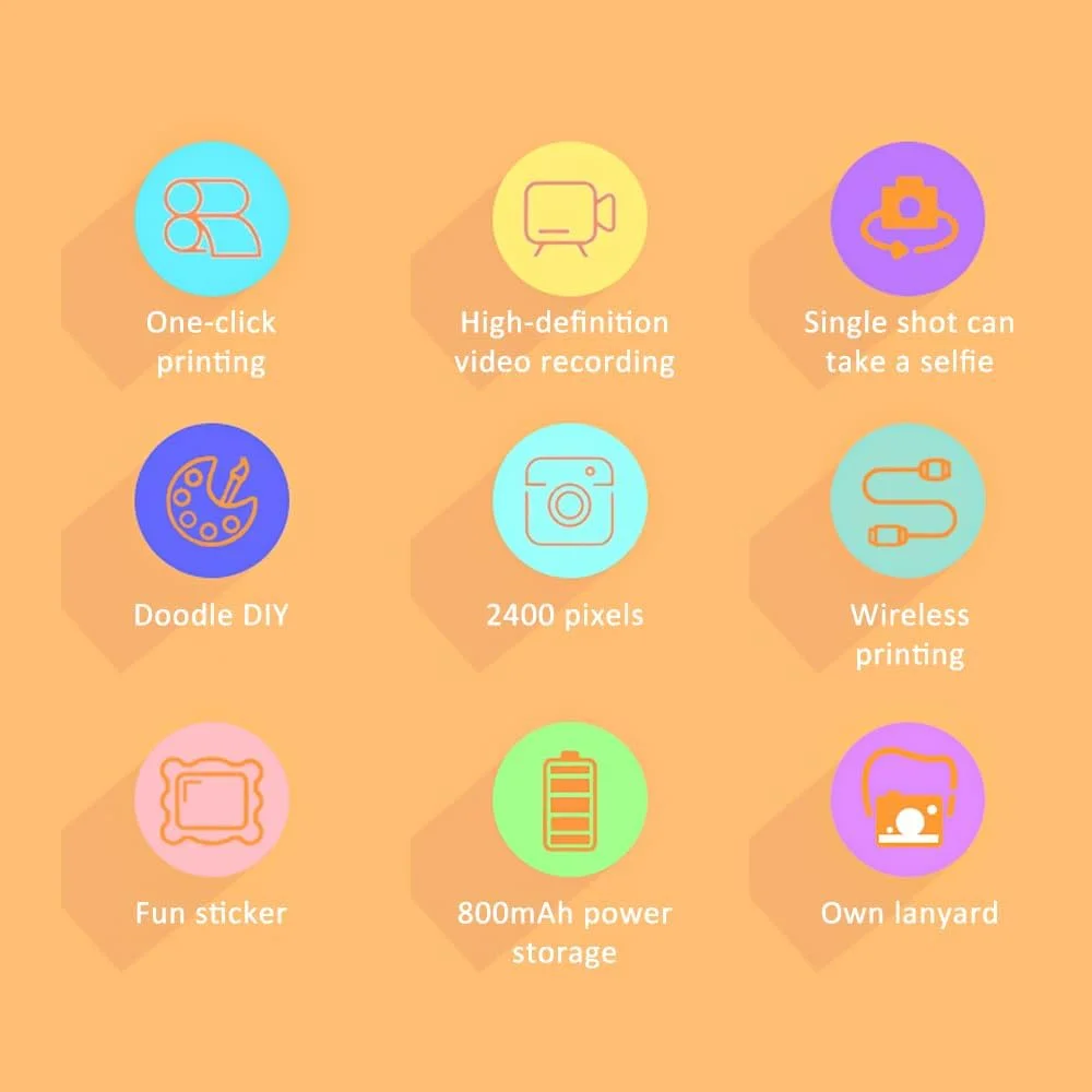 دوربین فوری چاپ کودکان Pepisky، دوربین دیجیتال 24 مگاپیکسل با صفحه نمایش 2.4 اینچی IPS، فیلترهای زیبا، فوکوس خودکار، هدیه جشنواره، هدیه تولد با کارت خوان 32 گیگابایتی دوربین فوری چاپ کودکان Pepisky، دوربین دیجیتال 24 مگاپیکسل با صفحه نمایش 2.4 اینچی IPS، فیلترهای زیبا، فوکوس خودکار، هدیه جشنواره، هدیه تولد با کارت خوان 32 گیگابایتی