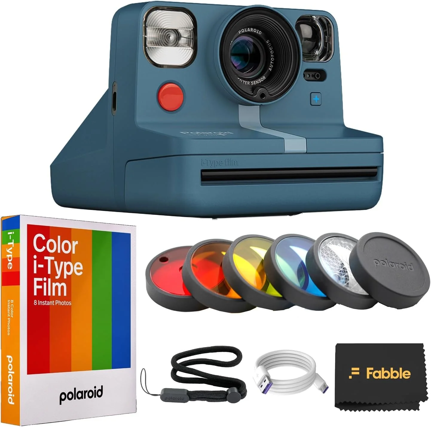 دوربین چاپ سریع پولاروید Now+ خاکستری-آبی به همراه فیلم رنگی i-Type و دستمال تمیز کننده میکروفایبر – حالت های خلاقانه بلوتوثی، فیلترها، فوکوس خودکار دوگانه دوربین چاپ سریع پولاروید Now+ خاکستری-آبی به همراه فیلم رنگی i-Type و دستمال تمیز کننده میکروفایبر – حالت های خلاقانه بلوتوثی، فیلترها، فوکوس خودکار دوگانه