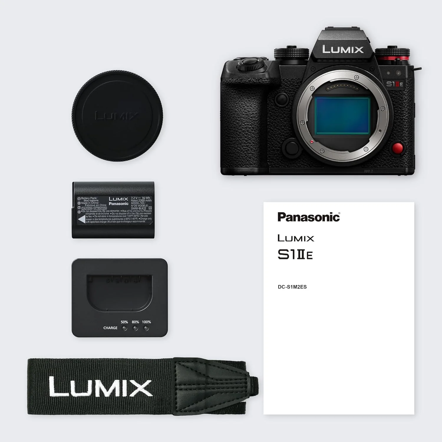 دوربین بدون آینه فول فریم پاناسونیک LUMIX S1IIE، 24 مگاپیکسل، Cs4K 60p فول فریم، فیلمبرداری 6K 30p Open Gate، لرزشگیر فعال، ضبط 4:2:2 10 بیتی، L-Mount، DC-S1M2ES - فقط بدنه دوربین بدون آینه فول فریم پاناسونیک LUMIX S1IIE، 24 مگاپیکسل، Cs4K 60p فول فریم، فیلمبرداری 6K 30p Open Gate، لرزشگیر فعال، ضبط 4:2:2 10 بیتی، L-Mount، DC-S1M2ES - فقط بدنه