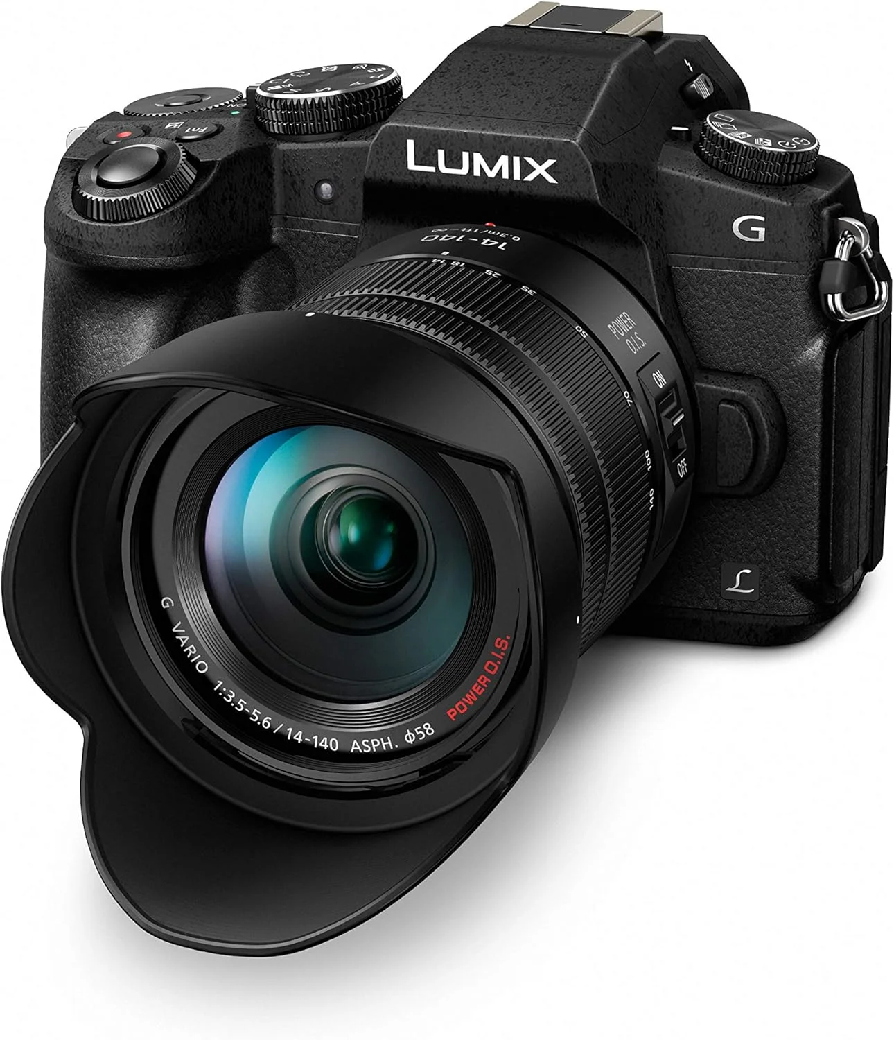 دوربین سیستم پاناسونیک لومیکس DMC-G81HAEGK 4K با لنز 14-140 میلیمتری MFT، حسگر 16 مگاپیکسلی، فوکوس خودکار هیبریدی کنتراست، دوربین 4K مشکی دوربین سیستم پاناسونیک لومیکس DMC-G81HAEGK 4K با لنز 14-140 میلیمتری MFT، حسگر 16 مگاپیکسلی، فوکوس خودکار هیبریدی کنتراست، دوربین 4K مشکی