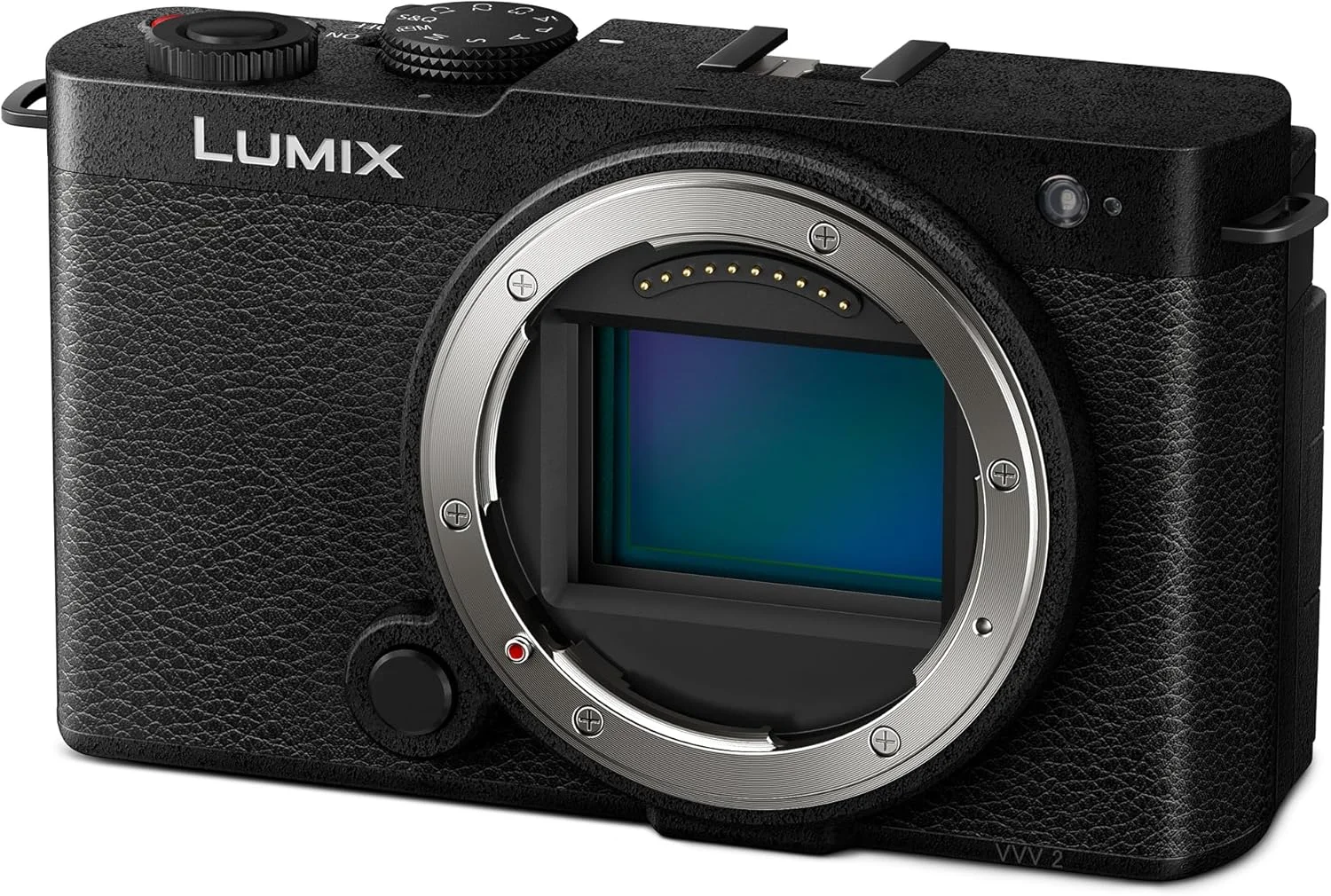 دوربین بدون آینه پاناسونیک LUMIX S9، فول فریم 24.2 مگاپیکسل با فوکوس خودکار هیبریدی فازی، فناوری Active I.S. جدید - DC-S9BODYK (مشکی)