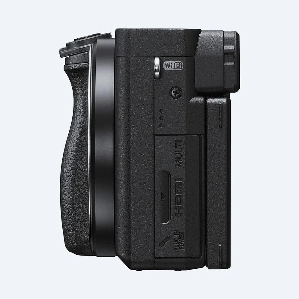 دوربین بدون آینه سونی آلفا 6400K با لنز زوم برقی 16-50 میلی‌متری – 24.2 مگاپیکسل، فیلمبرداری 4K، فوکوس خودکار سریع