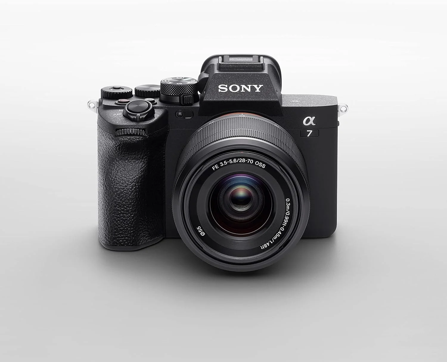 دوربین عکاسی بدون آینه فول فریم Sony Alpha 7 IV، سنسور تصویر Exmor R CMOS با نور پس زمینه 33 مگاپیکسلی، ILCE-7M4K، به همراه لنز زوم 28-70 میلی‌متری