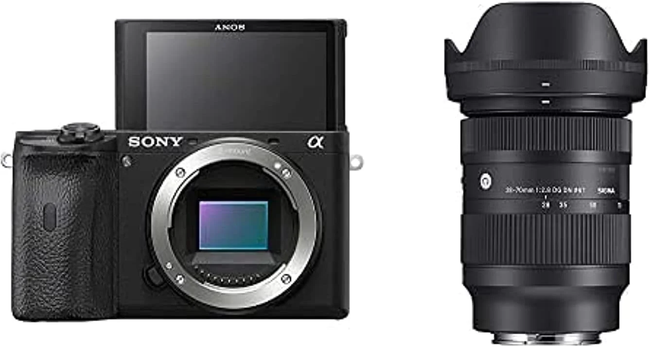 دوربین بدون آینه سونی آلفا A6600 | مشکی | Ilce-6600 به همراه سیگما 28-70mm F2.8 DG DN Contemporary برای دوربین های سونی E-Mount