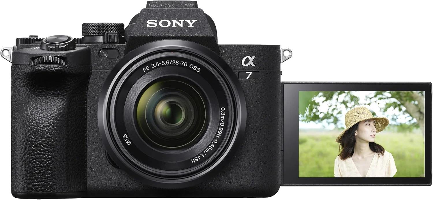 دوربین فول فریم بدون آینه سونی a7 IV با لنز 28-70mm F3.5-5.6 مدل ILCE-7M4K/B | مدل رسمی شریک سونی در ایالات متحده | همراه با کیف عکاسی Deco Gear + سه پایه + باتری اضافی + شارژر دوربین فول فریم بدون آینه سونی a7 IV با لنز 28-70mm F3.5-5.6 مدل ILCE-7M4K/B | مدل رسمی شریک سونی در ایالات متحده | همراه با کیف عکاسی Deco Gear + سه پایه + باتری اضافی + شارژر