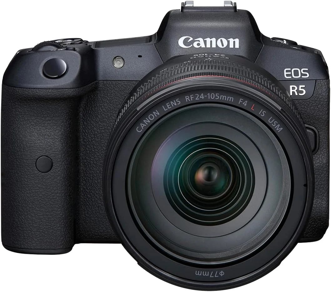 دوربین بدون آینه کانن EOS R5 با لنز RF 24-105mm F/4L، مشکی، 4147C013، Eosr5