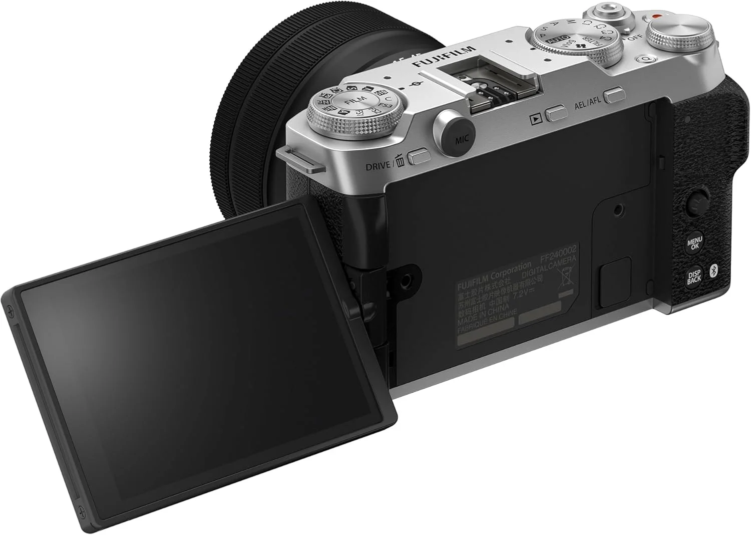 دوربین دیجیتال بدون آینه فوجی فیلم X-M5 به همراه لنز XC15-45mmF3.5-5.6 OIS PZ - نقره ای