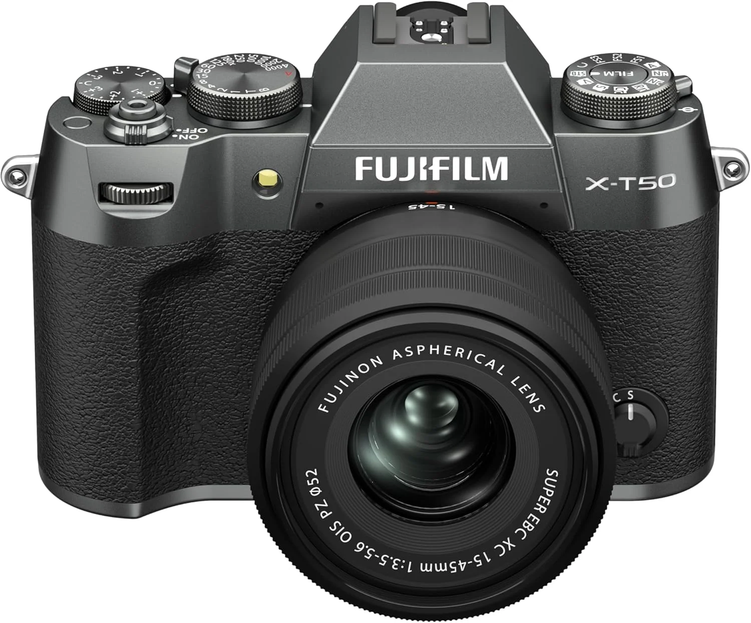 دوربین بدون آینه نقره ای زغالی FUJIFILM X-T50XC15-45mmF3.5-5.6 OIS PZ دوربین بدون آینه نقره ای زغالی FUJIFILM X-T50XC15-45mmF3.5-5.6 OIS PZ