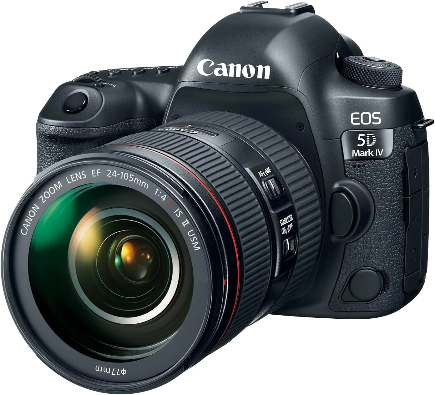 دوربین دیجیتال Canon Eos 5D Mark IV 24-105mm F/4L Is Ii Usm 30.4 مگاپیکسل، دوربین DSLR، مشکی، 5D Mark IV + Ef 24-105mm F/4L Is Ii USM