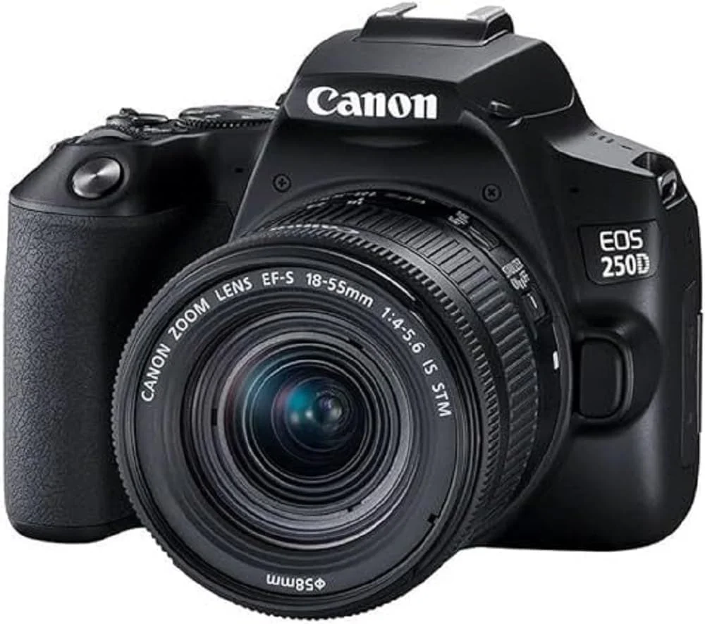 دوربین دیجیتال کانن EOS 250D DSLR به همراه کیت لنز EFS 18-55mm