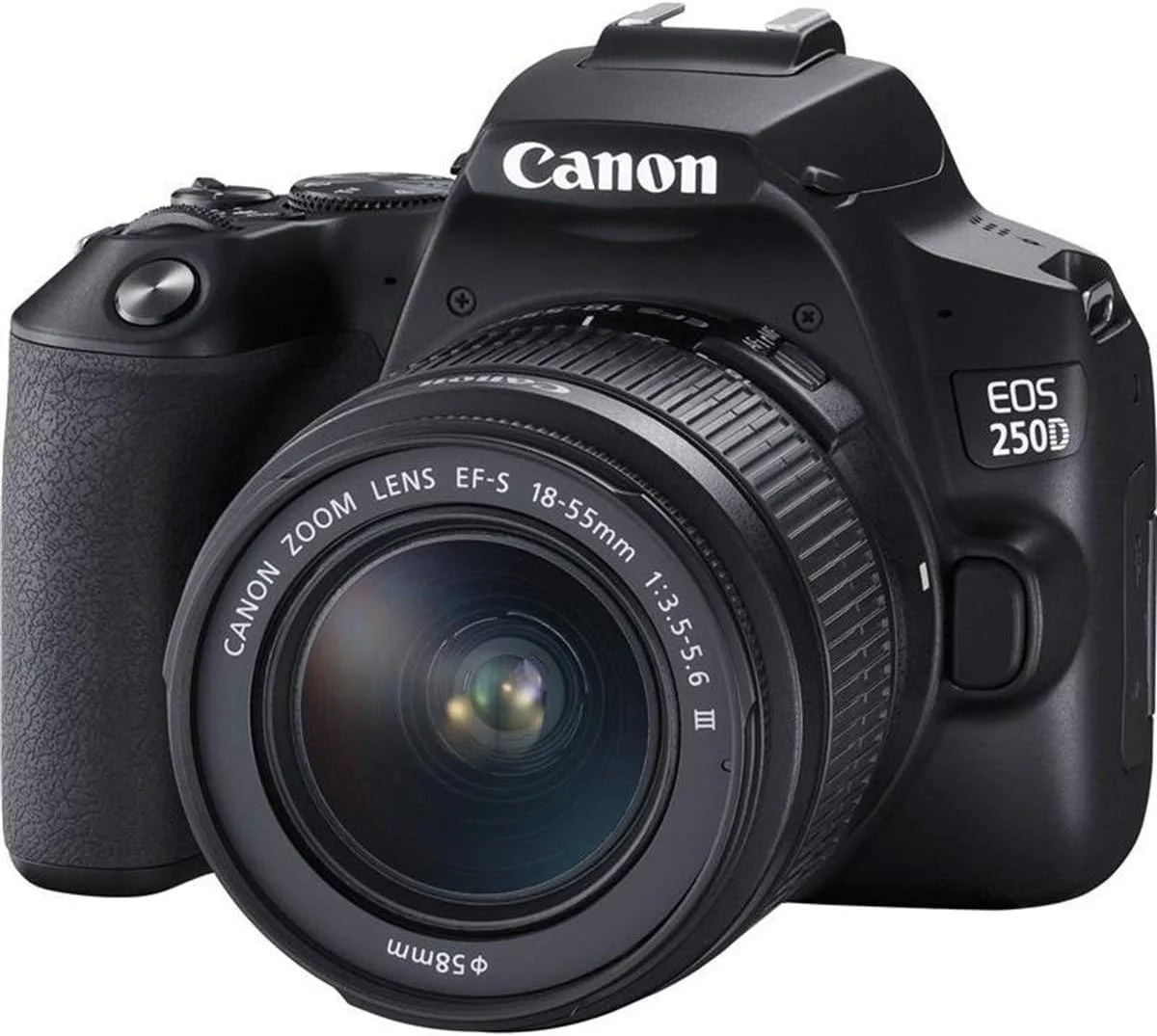 دوربین دیجیتال کانن EOS 250D DSLR به همراه لنز EFS 18-55 DC III