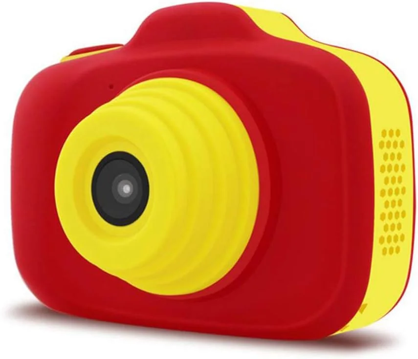 دوربین اسباب بازی الکترونیکی کودکانه، دوربین مینیاتوری SLR با لنز دوگانه برای عکس سلفی با کیفیت HD 1200W، دوربین فیلمبرداری، هدیه اسباب بازی