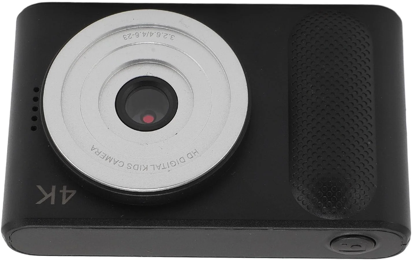 دوربین دیجیتال 48 مگاپیکسلی HD با زوم دیجیتال 16 برابر و فوکوس خودکار برای کودکان، دوربین دیجیتال 4K SLR، دوربین قابل حمل با صفحه نمایش 2.4 اینچی و بند گردنی، دوربین کوچک و جمع و جور 64 گیگابایتی برای کودکان پسر و دختر (مشکی)