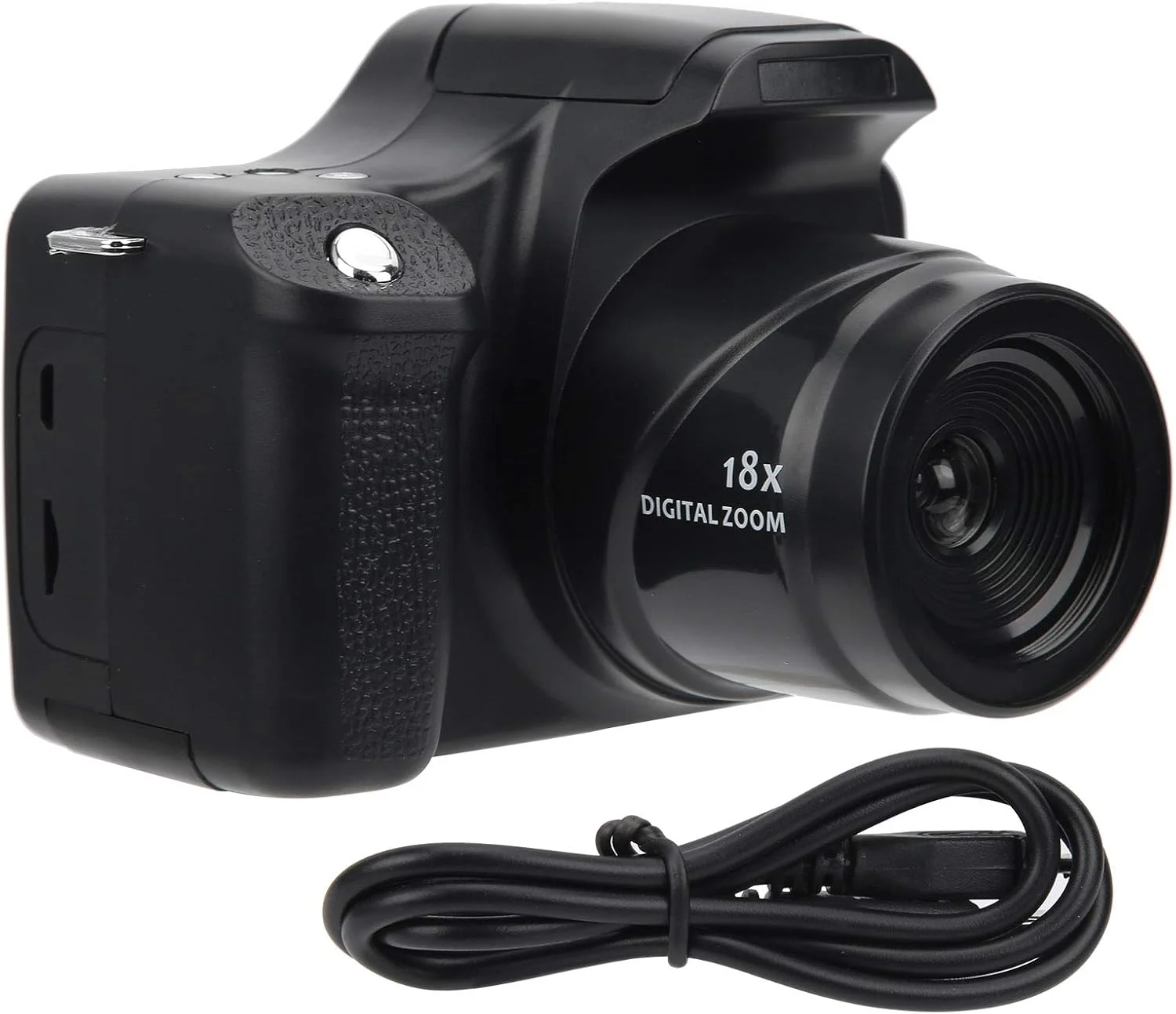 دوربین دیجیتال 24 مگاپیکسل با زوم 18X و صفحه نمایش 3.0 اینچی LCD HD SLR قابل حمل، دوربین فیلمبرداری با میکروفون داخلی
