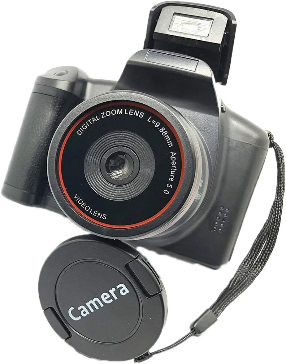 دوربین دیجیتال XJ05 SLR با زوم دیجیتال 4X، صفحه نمایش 2.8 اینچی، سنسور CMOS 3 مگاپیکسلی، حداکثر رزولوشن 12 مگاپیکسل، خروجی تلویزیون 720P برای کامپیوتر