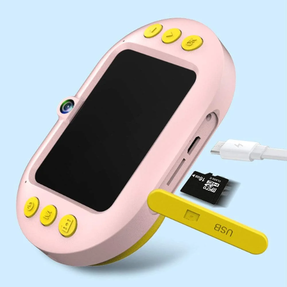 دوربین دیجیتال ضد آب اسباب بازی عکاسی کودکان HD وای فای مینی SLR دو لنز دوربین دیجیتال حرکتی