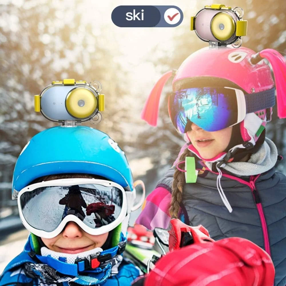 دوربین دیجیتال ضد آب اسباب بازی عکاسی کودکان HD وای فای مینی SLR دو لنز دوربین دیجیتال حرکتی