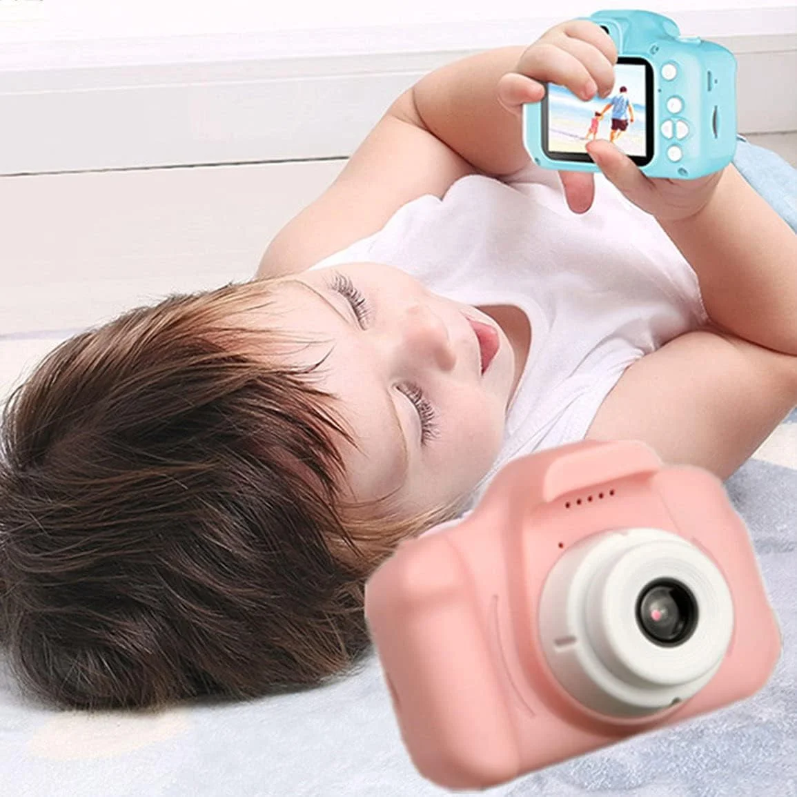 دوربین کودکان، دوربین دو لنز کودکان دوربین دیجیتال مینی HD دوربین SLR کوچک دو لنز برای اسباب بازی های کودکان وسایل عکاسی، صورتی دوربین کودکان، دوربین دو لنز کودکان دوربین دیجیتال مینی HD دوربین SLR کوچک دو لنز برای اسباب بازی های کودکان وسایل عکاسی، صورتی