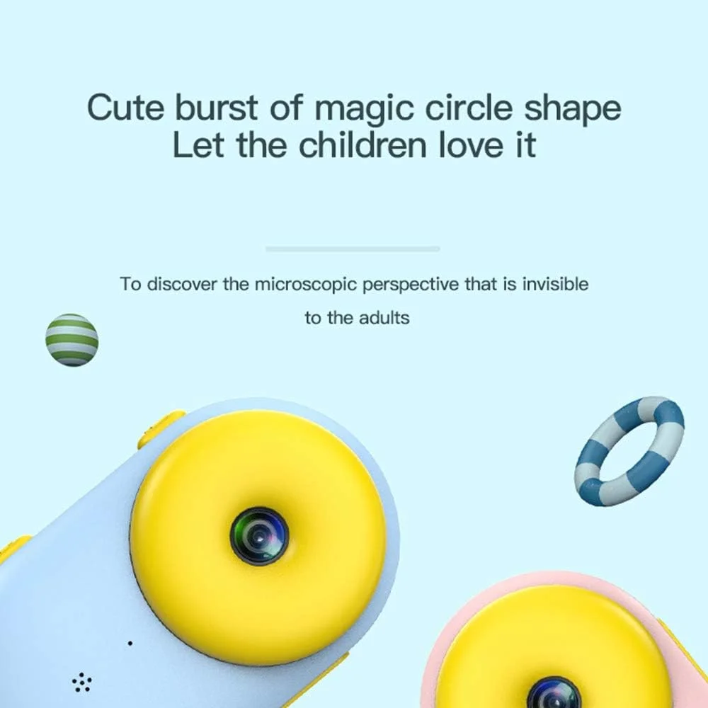 دوربین دیجیتال ضد آب اسباب بازی عکاسی کودکان HD وای فای مینی SLR دو لنز دوربین دیجیتال حرکتی