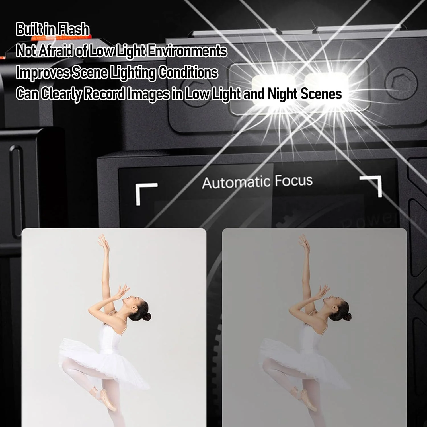 دوربین دیجیتال گوشیدا، 70 مگاپیکسل 4K با فوکوس خودکار، زوم 50X، دوربین DSLR با صفحه نمایش دوگانه، فلاش، رابط Hot Shoe، پشتیبانی از اشتراک گذاری WiFi، برای مسافرت (سبز)