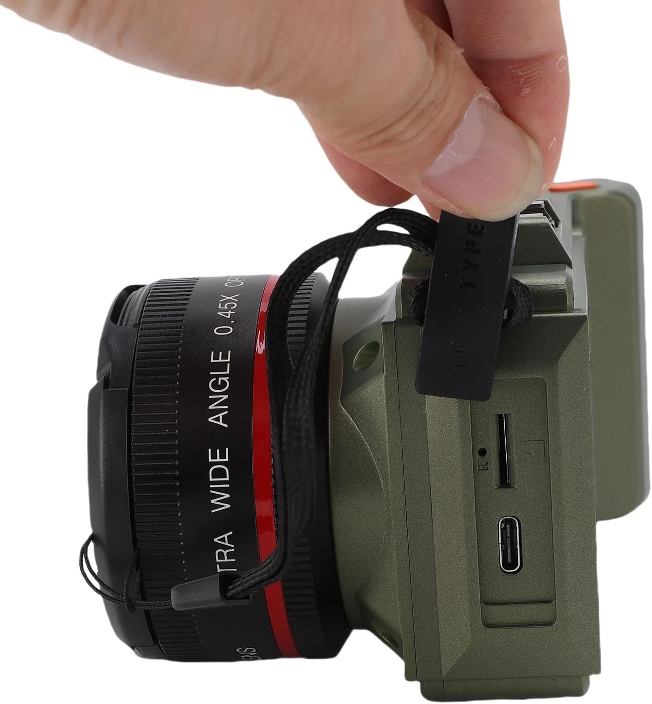 دوربین دیجیتال گوشیدا، 70 مگاپیکسل 4K با فوکوس خودکار، زوم 50X، دوربین DSLR با صفحه نمایش دوگانه، فلاش، رابط Hot Shoe، پشتیبانی از اشتراک گذاری WiFi، برای مسافرت (سبز)