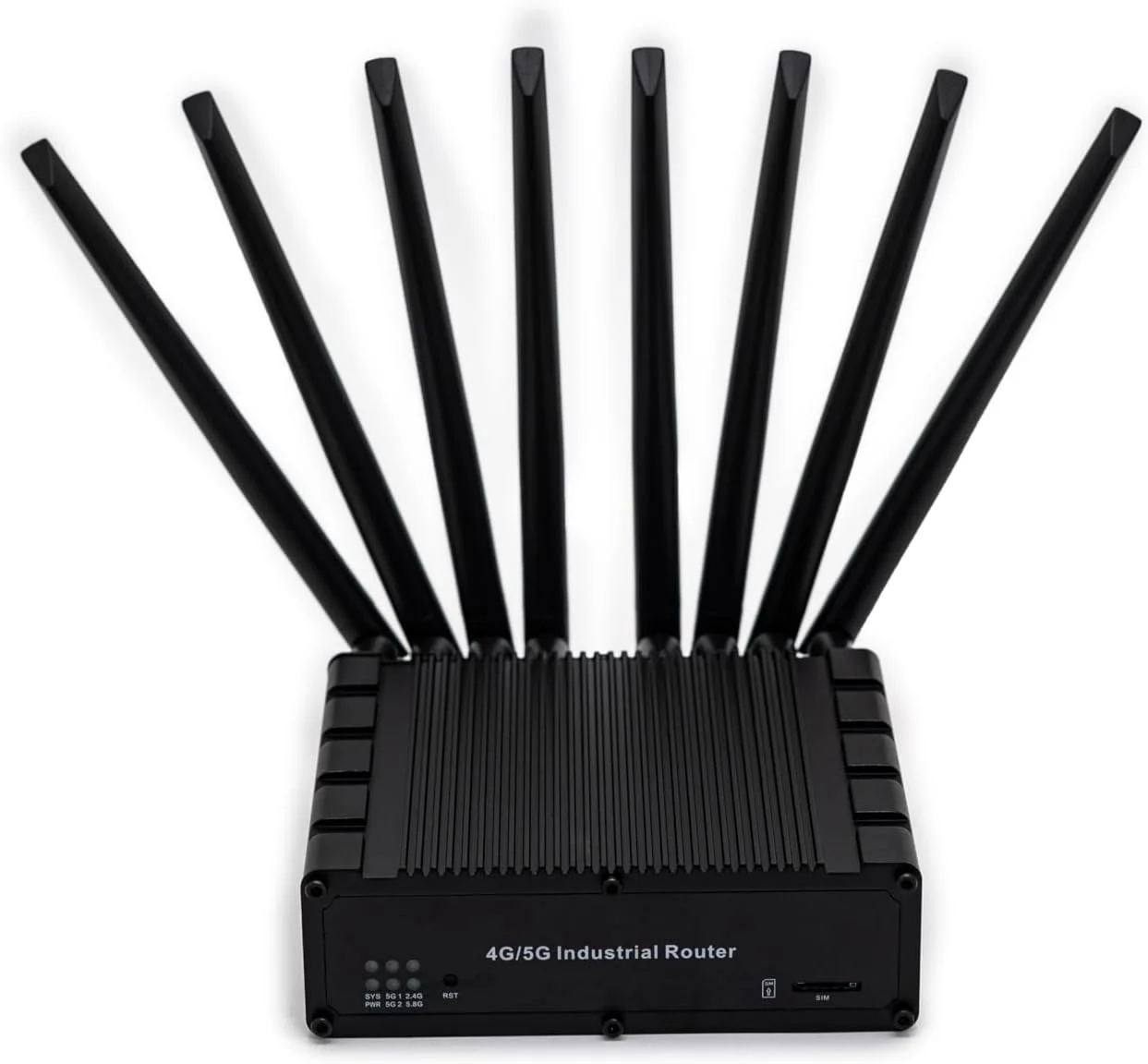 روتر صنعتی 5G مدل LINBLENET T300PRO1-5G-GL، دارای 4 پورت گیگابیتی، وای فای دو بانده، RS232 و RS485، رنگ مشکی