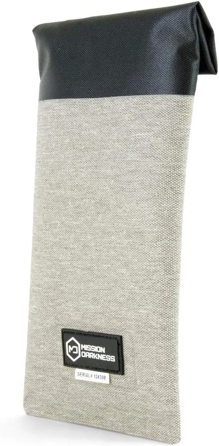 محفظه محافظ تلفن همراه Mission Darkness Dry Shield // کیف باریک ضد آب برای تلفن های همراه + پوشش محافظ RF // مسدود کننده سیگنال، ضد ردیابی، محافظ EMP، حفظ حریم خصوصی داده ها، امنیت دستگاه الکترونیکی