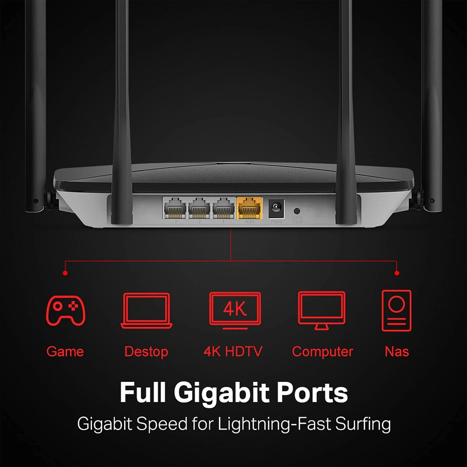 روتر گیگابیتی بیسیم دو بانده AC1200 مرکوسیس تیپی-لینک AC12G روتر گیگابیتی بیسیم دو بانده AC1200 مرکوسیس تیپی-لینک AC12G