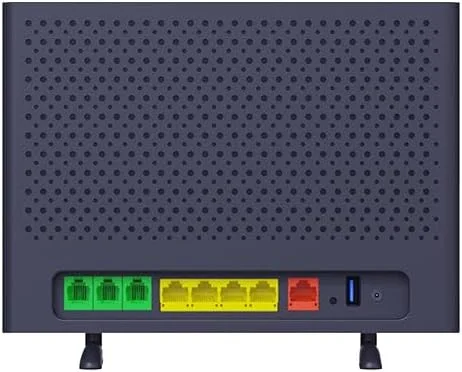 مودم روتر AC دو بانده وای فای VoIP، شبکه مهمان، امنیت فایروال، اتصال تا 150 دستگاه، با 4 پورت اترنت گیگابیتی WAN/LAN