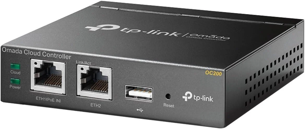 کنترلر سخت افزاری TP-Link Omada | یکپارچه SDN | دارای قابلیت PoE | مدیریت تا 100 دستگاه | نظارت و نگهداری آسان و هوشمند شبکه | دسترسی ابری و برنامه Omada (OC200)