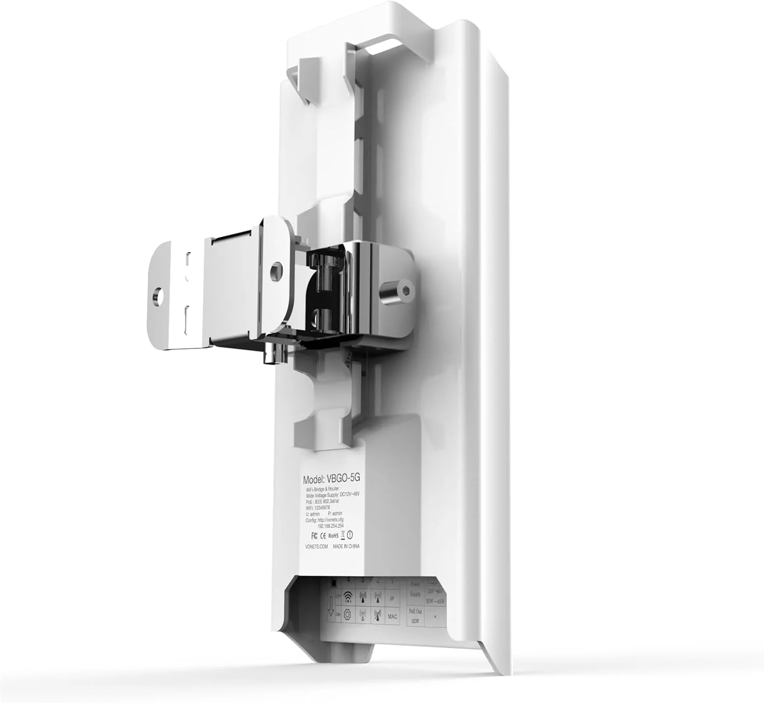 پل بیسیم گیگابیتی Vonets 5.8G نقطه به نقطه بیرونی، توسعهدهنده وایفای دوربرد 2 کیلومتری با پورت 1000 مگابیت بر ثانیه، ضد آب و هوا IP43 برای دوربینهای امنیتی، سایتهای ساختمانی، مزارع، انبارها، انبار (1) پل بیسیم گیگابیتی Vonets 5.8G نقطه به نقطه بیرونی، توسعهدهنده وایفای دوربرد 2 کیلومتری با پورت 1000 مگابیت بر ثانیه، ضد آب و هوا IP43 برای دوربینهای امنیتی، سایتهای ساختمانی، مزارع، انبارها، انبار (1)