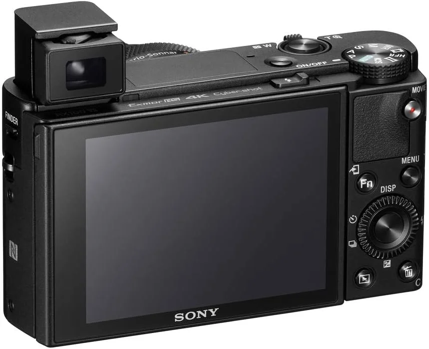 دوربین پیشرفته Sony RX100 VII (سنسور 1.0 اینچی، لنز زایس 24-200 میلی‌متری F2.8-4.5، فوکوس خودکار با قابلیت ردیابی چشم انسان و حیوان، ضبط فیلم 4K و صفحه نمایش چرخشی)