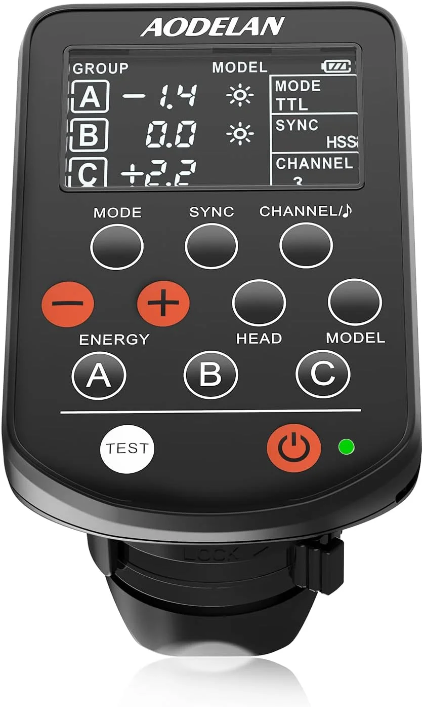 فرستنده بی‌سیم فلاش AODELAN TTL HSS 1/8000s سازگار با دوربین سونی; جایگزین P-rofoto Air Remote TTL-S