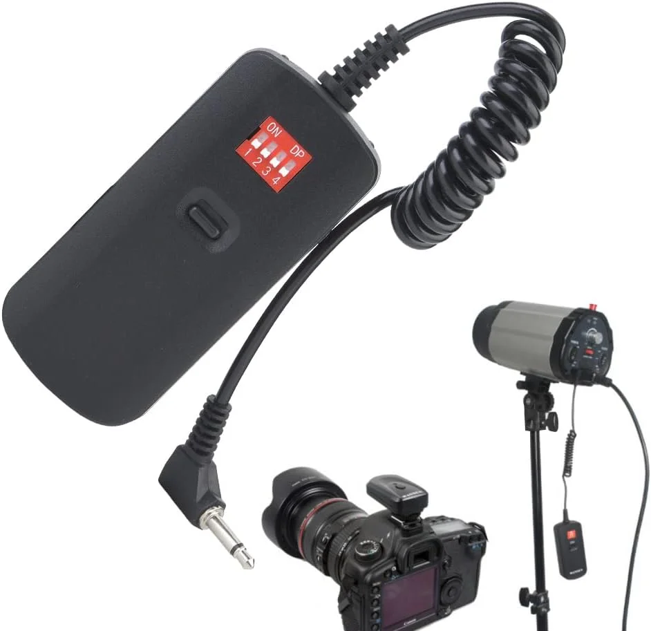 فلاش تریگر 16 کاناله Vbestlife، فرستنده و گیرنده فلاش استودیویی بی سیم با آداپتور برای دوربین های کانن، نیکون، سونی، پنتاکس و سایر دوربین ها